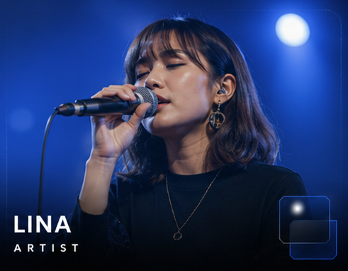 Artist Lina profile cover